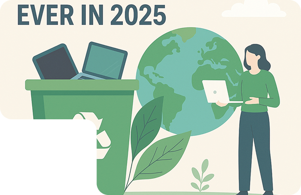 E-waste Recycling Illustration